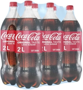 Coca-Cola Original Taste Less Sugar (2 L) | Shop Online