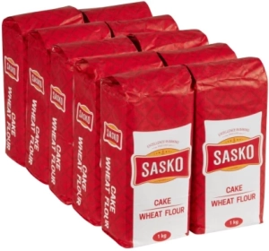 Sasko Cake Wheat Flour (1 kg, Pack of 10) | Shop Online