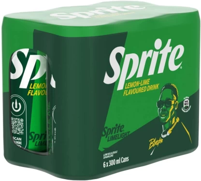 Sprite Lemon Lime Flavour Sparkling Drink (6 x 300 ml) | Shop Online
