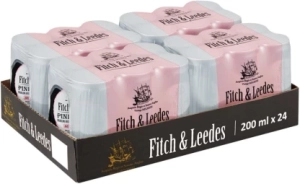 Fitch & Leedes Sparkling Rose and Cucumber Flavoured Drink (24 x 200 ml) | Shop Online
