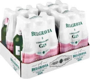 Belgravia Gin & Pink Tonic Bottle (Pack of 24 x 275ml, 5 Percent Alcohol Volume)
