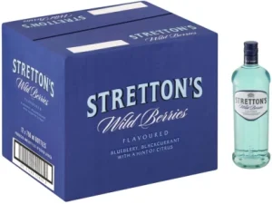 Stretton’s Wild Berries Gin ( Pack of 12 x 750ml, 35 Percent Alcohol Volume)