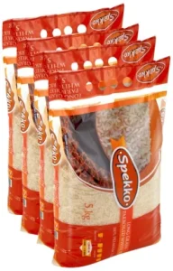 Spekko Long Grain Parboiled White Rice ( Pack of 4 x 5kg)
