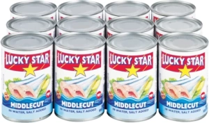 Lucky Star Middlecut Sea Foods  Pack of (12 x425 g )