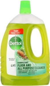 Dettol Disinfectant Floor & All Purpose Cleaner Pines  (6 x 1.5 L)