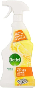 Dettol Lemon Zest Trigger Hygiene Kitchen Cleaner  (Pack of 6 x 500 ml)