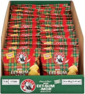 Bakers Eet-Sum Mor Mini Cracker Shortbread (960 g, Pack of 24) | Shop Online