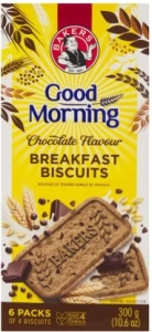 Bakers Good Morning Breakfast Biscuits Chocolate Biscotti (300 g) | Shop Online