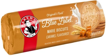 Bakers Blue Label Caramel Flavoured Marie Biscuit (200 g) | Shop Online