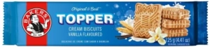 Bakers Topper Vanilla Flavoured Biscuits Cream Filled Biscuit (125 g) | Shop Online
