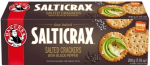 Bakers Salticrax With Black Pepper Salted Biscuit (200 g) | Shop Online