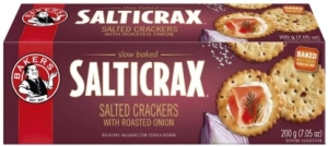 Bakers Salticrax With Roasted Onion Salted Biscuit (200 g) | Shop Online
