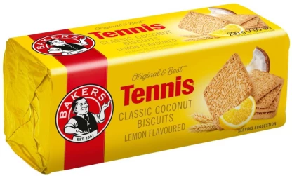 Bakers Tennis Lemon Flavoured Coconut Biscuit (200 g) | Shop Online