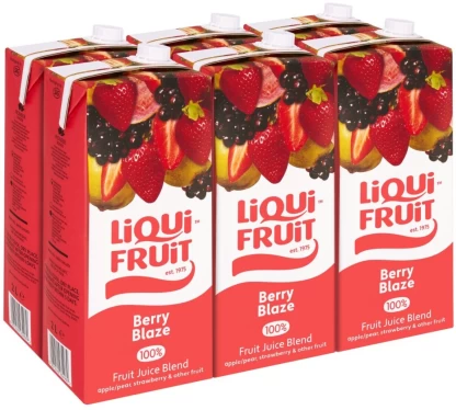 Liqui Fruit Berry Blaze 100% Fruit Juice Blend (6 x 2 L) | Shop Online