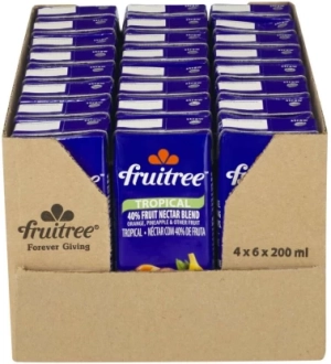 Fruitree Tropical Fruit Nectar Blend (24 x 200 ml) | Shop Online