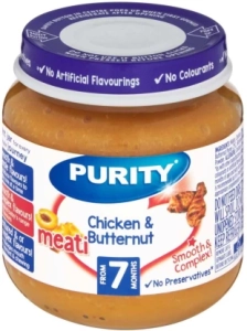 Purity Chicken & Butternut Chicken, Butternut Infant Fruit Food (125 g, Pack of 1)