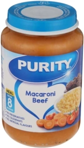 Purity Macaroni Beef Macaroni, Beef Infant Fruit Food (200 g, Pack of 1)