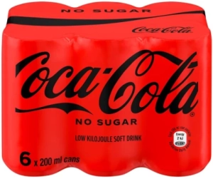 Coca-Cola No Sugar – Tastes more like Coke (6 x 200 ml) | Shop Online