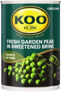 Koo Fresh Garden Peas Vegetables (Pack of 1 x 400 g)