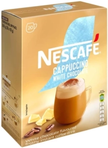Nescafe Gold Cappuccino White Chocolate Instant Coffee (Cocoa Mint Flavoured, 20 x 18 g) | Shop Online