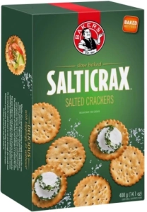 Bakers Slow Baked Salticrax Crackers Salted Biscuit (400 g) | Shop Online