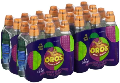 Brookes Oros Original Orange Flavoured Squash (750 ml, Pack of 24) | Shop Online