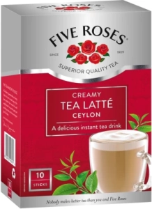 Five Roses Latte Ceylon-T2 Instant Tea (10 x 20 g) | Shop Online