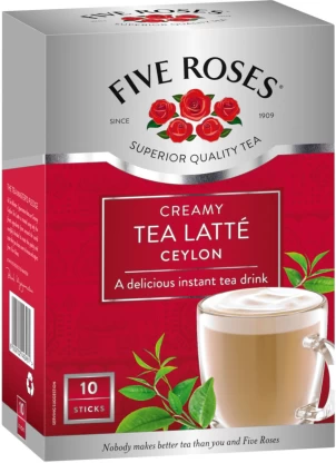 Five Roses Latte Ceylon-T2 Instant Tea (10 x 20 g) | Shop Online