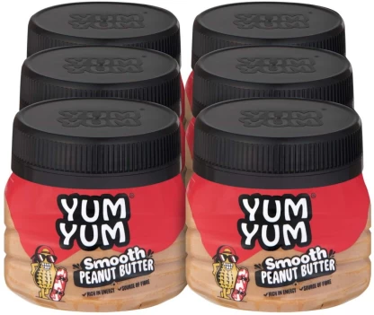 Yum Yum Smooth Peanut Butter 250 g (Pack of 6) | Shop Online