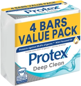 Protex Deep Clean Anti Germ Bar Soap Deep Clean – Pack pf 4 x 150 g | Buy Online South Africa
