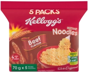 Kellogg’s Beef Instant Noodles Non-vegetarian  (5 x 70 g)