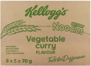 Kellogg’s Vegetable Curry Flavour Instant Noodles (8 x 5 x 70 g)