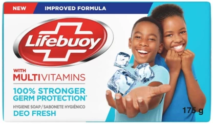 Lifebuoy 100% Stronger Germ Protection Deofresh  (175 g)