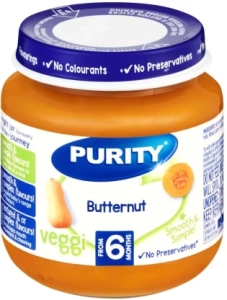 Purity Butternut Infant Fruit Food (125 g, Pack of 1)