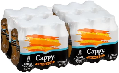 Cappy Orange Burst Flavoured Drink (24 x 200 ml) | Shop Online