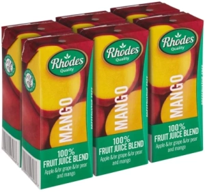 Rhodes Mango 100% Fruit Juice Blend (6 x 200 ml) | Shop Online