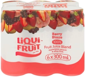 Liqui Fruit Berry Blaze 100% Fruit Juice Blend (6 x 300 ml) | Shop Online