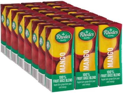 Rhodes Mango 100% Fruit Juice Blend (24 x 200 ml) | Shop Online