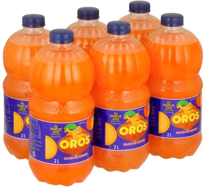 Brookes Oros Naartjie Squash (2 L, Pack of 6) | Shop Online
