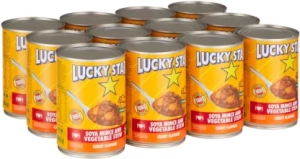 Lucky Star Curry Flavour Soya Mince and Vegetable Stew Soup & Stock  (Pack of 12 x 400 g)