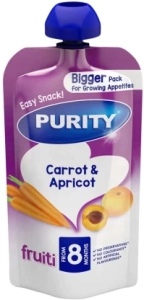 Purity Carrot & Apricot Apricots, Carrots Infant Fruit Food (150 g, Pack of 1)