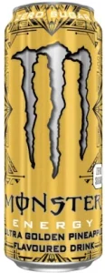 Monster Ultra Golden Pineapple Flavoured Energy Drink 24 x 500ml | Shop Online