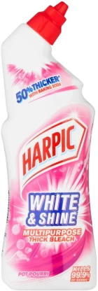 Harpic White & Shine Multipurpose Thick Bleach Floral Liquid Toilet Cleaner 750 ml | Shop Online