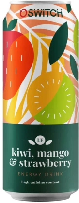Switch Kiwi, Mango, and Strawberry Energy Drink 6 x 500ml | Shop Online