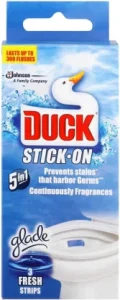 Toilet Duck Stick-On Fresh Stripes Gel Toilet Cleaner 6 Wipes | Shop Online