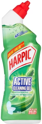 Harpic Mountain Active Cleaning Pines Gel Toilet Cleaner 750 ml | Shop Online