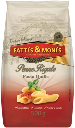 Fatti's & Moni's Penne Rigate Regular Pasta Pack of 20 x 500g | Shop Online