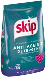 SKIP Scientifically Formulated Anti-Ageing Washing Powder (3 kg, Pack of 6) | Shop Online