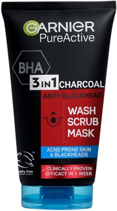 Garnier 3-In-1 Charcoal Anti-Blackhead Face Wash 150 ml | Shop Online