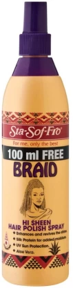 Sta Sof Braid - Hi Sheen Polish Spray All Hair Types 350 ml | Shop Online